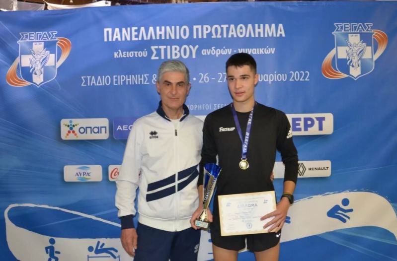  Πρωταθλητής 800μ. ο Ματζαρίδης του Πολυνίκη Ορεστιάδας